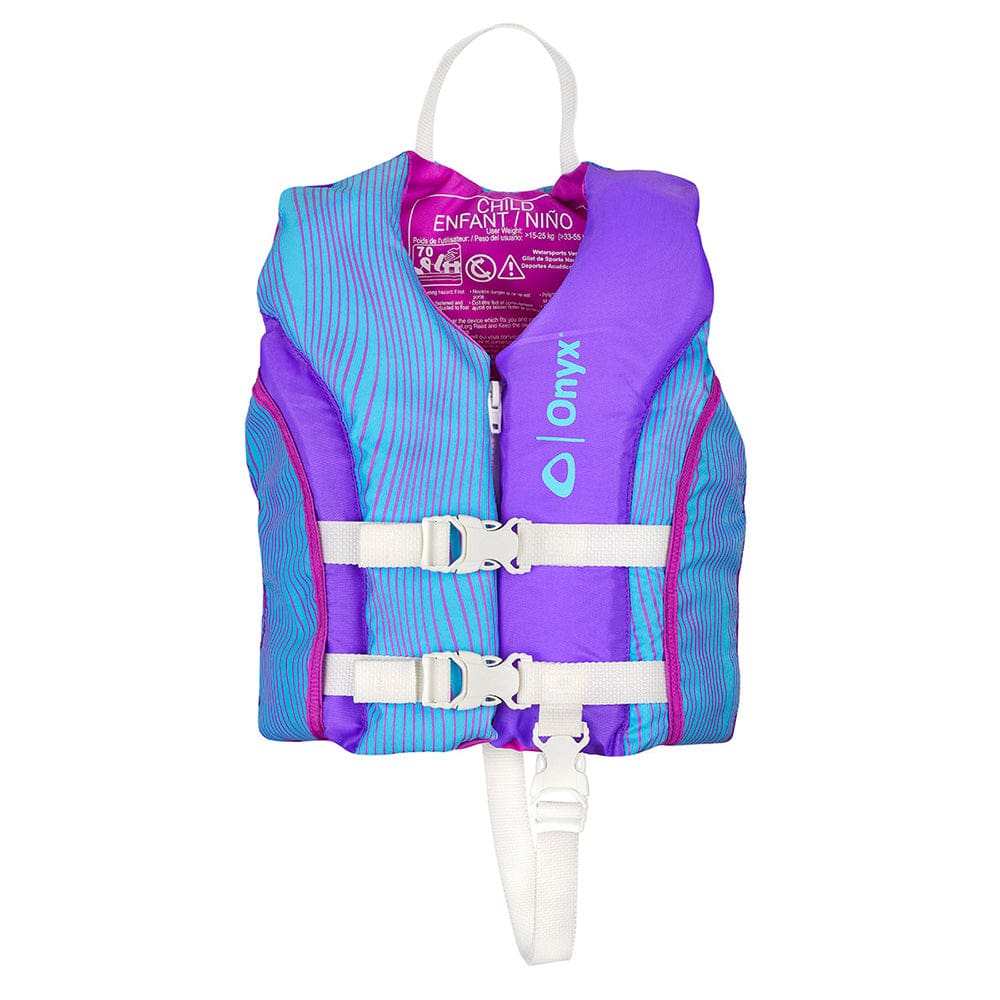 Onyx Shoal All Adventure Child Paddle & Water Sports Life Jacket - Purple - Marine Safety | Personal Flotation Devices - Onyx Outdoor