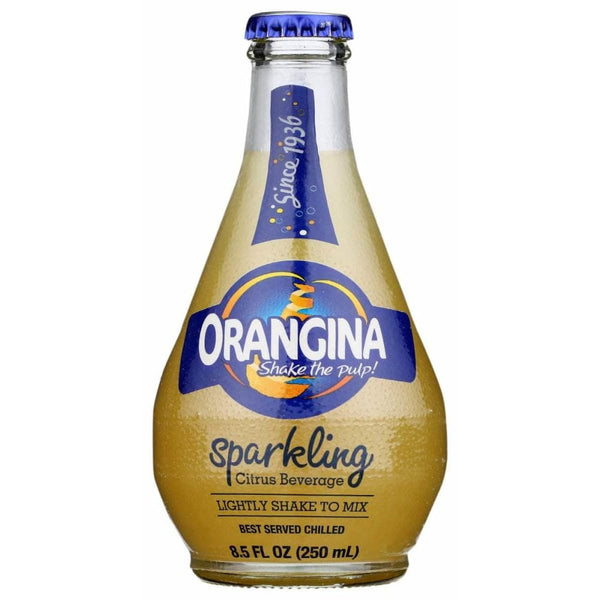 .com : Orangina Sparkling Citrus Beverage with Pulp, Glass