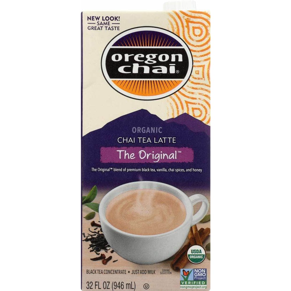 Oregon Chai Oregon Chai Tea Chai Latte Original Organic, 32 oz