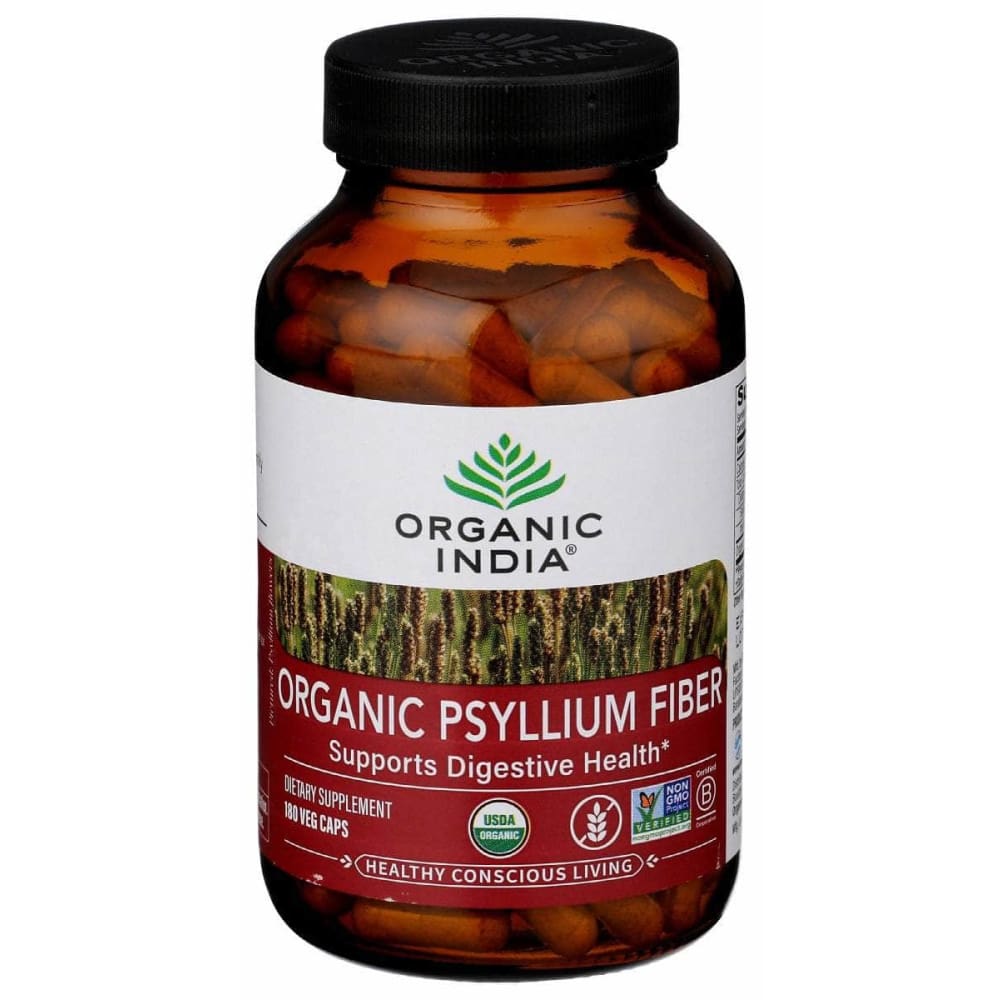 ORGANIC INDIA ORGANIC INDIA Organic Psyllium Fiber, 180 vc