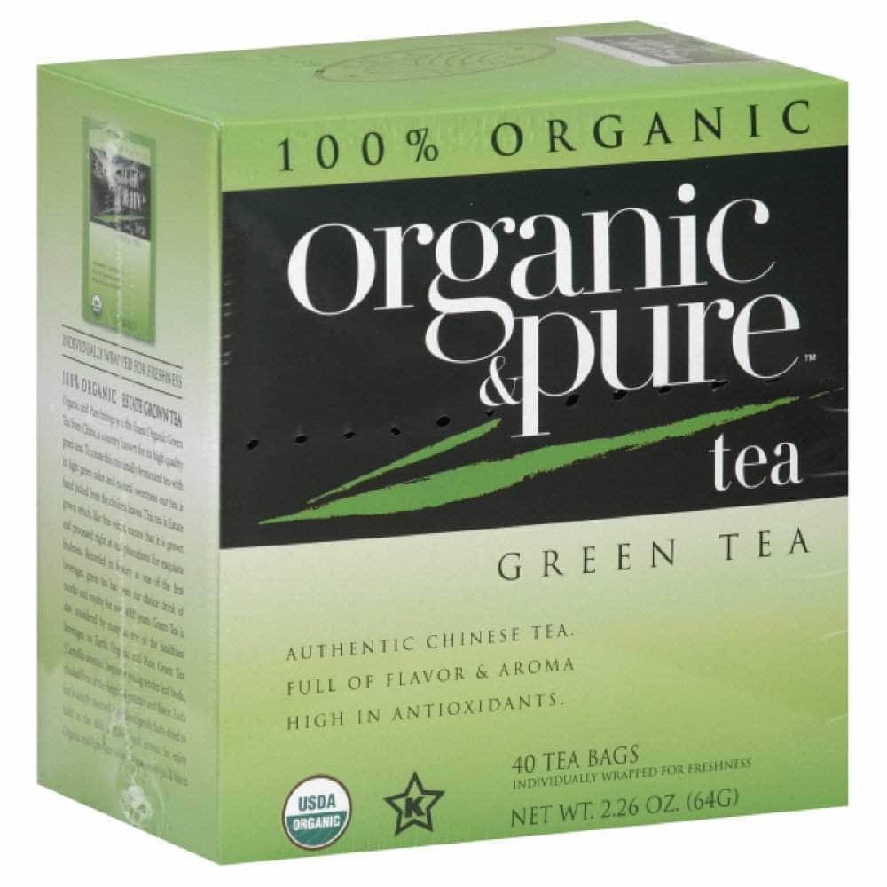 ORGANIC & PURE ORGANIC & PURE Tea Green Org, 40 bg