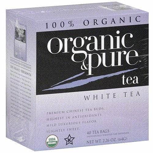 ORGANIC & PURE ORGANIC & PURE Tea White Org, 40 bg