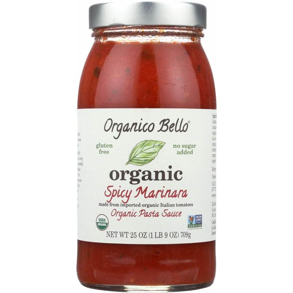 Organico Bello Organico Bello Organic Pasta Sauce Spicy Marinara, 25 oz
