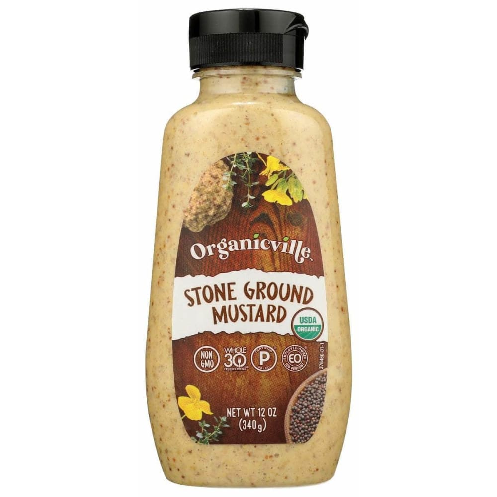 ORGANICVILLE ORGANICVILLE Mustard Stone Grnd Org, 12 oz