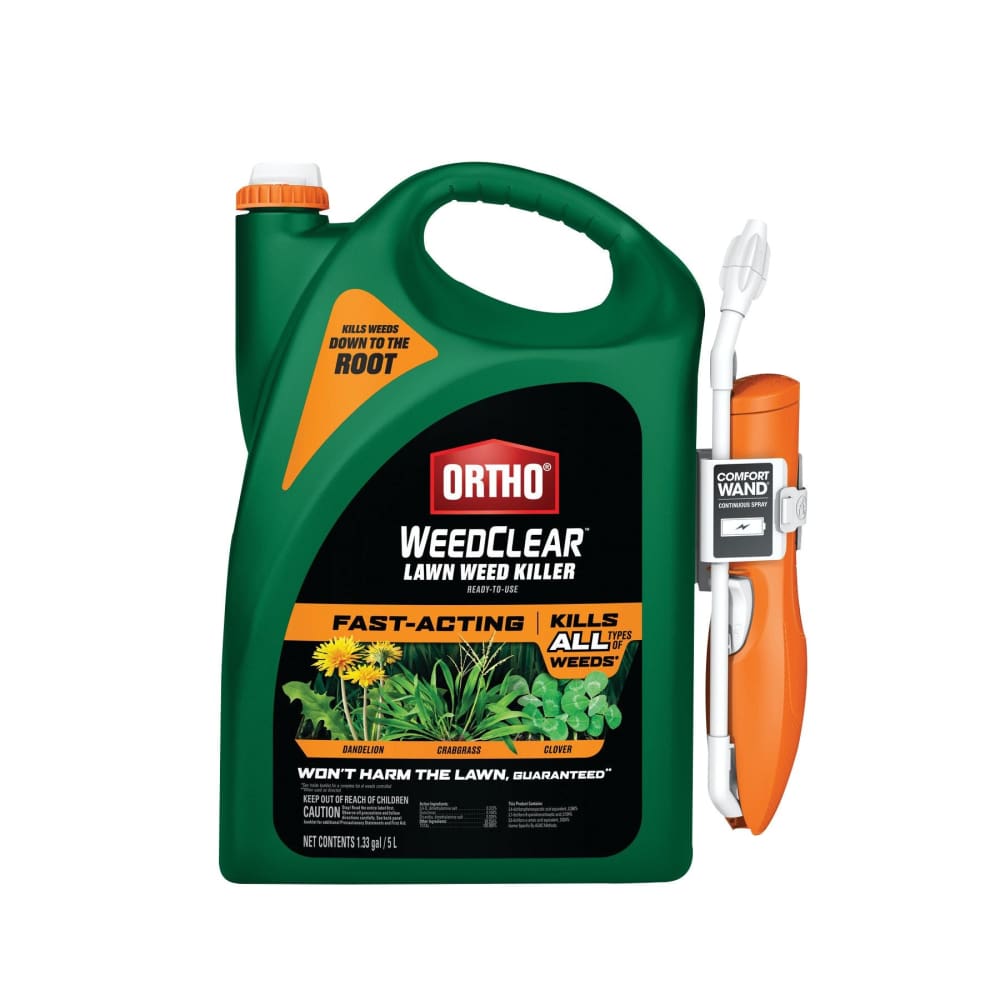 Ortho WeedClear Lawn Weed Killer Ready-to-Use with Comfort Wand 1.33 gal. - North - Ortho