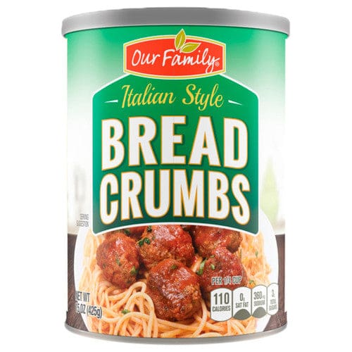 Our Family Flavored Bread Crumbs 15oz (Case of 12) - Misc/Our Family - Our Family