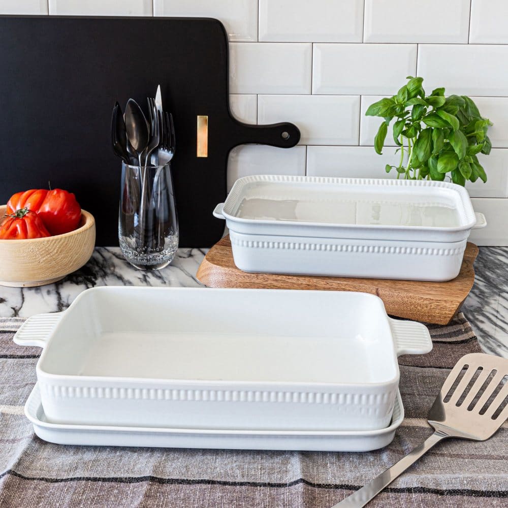 Over and Back 4-Piece Rectangular Baking Set - Bakeware - Over