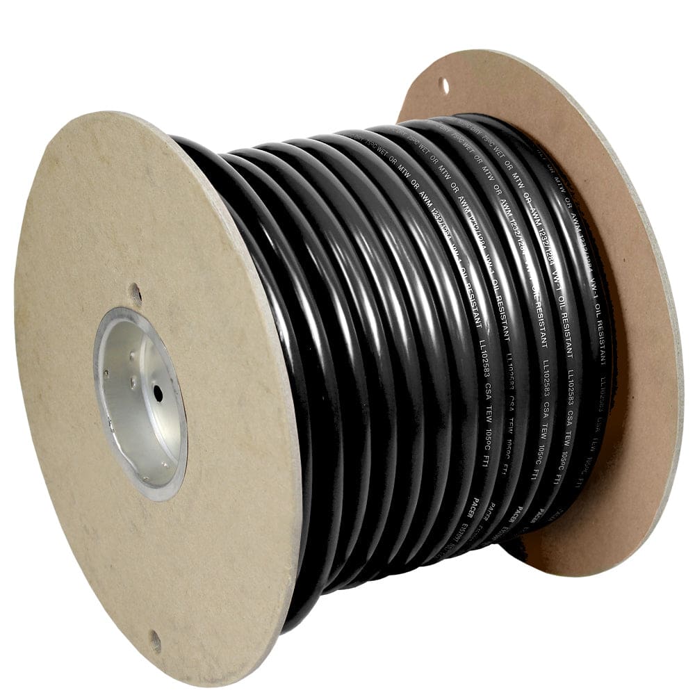 Pacer Black 1 AWG Battery Cable - 100’ - Electrical | Wire - Pacer Group