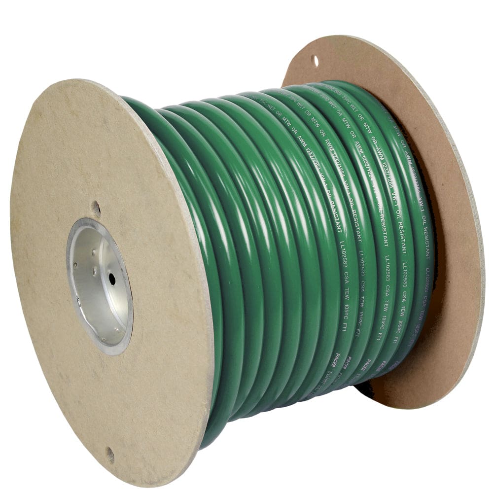 Pacer Green 2 AWG Battery Cable - 100’ - Electrical | Wire - Pacer Group