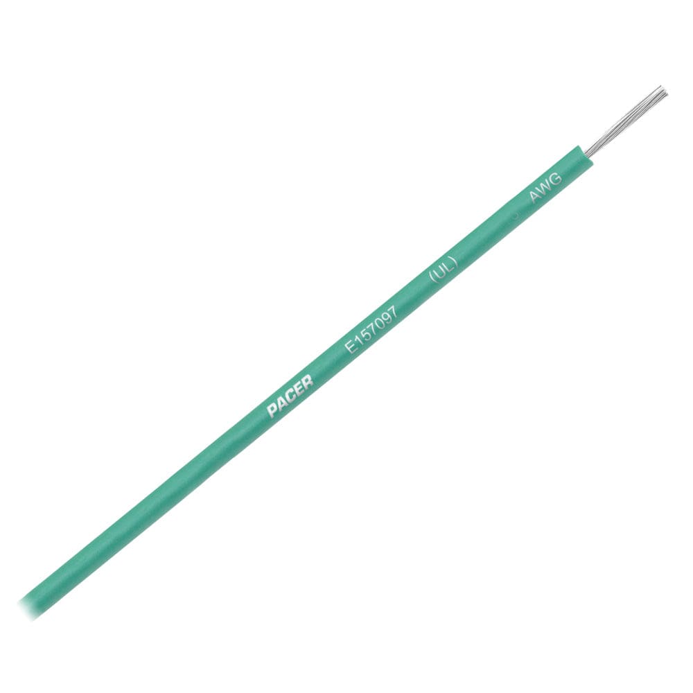 Pacer Green 8 AWG Primary Wire - 25’ - Electrical | Wire - Pacer Group