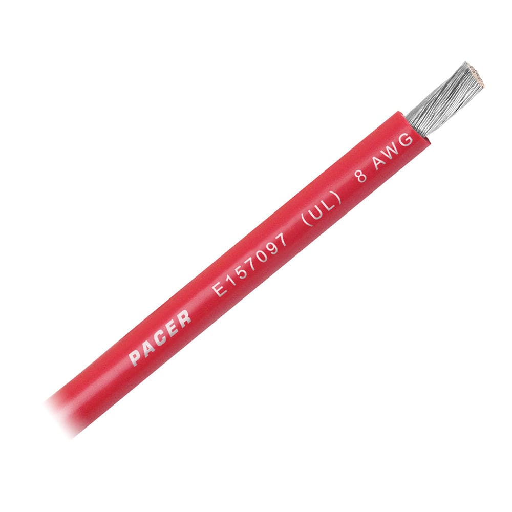 Pacer Red 8 AWG Battery Cable - Sold By The Foot (Pack of 6) - Electrical | Wire - Pacer Group