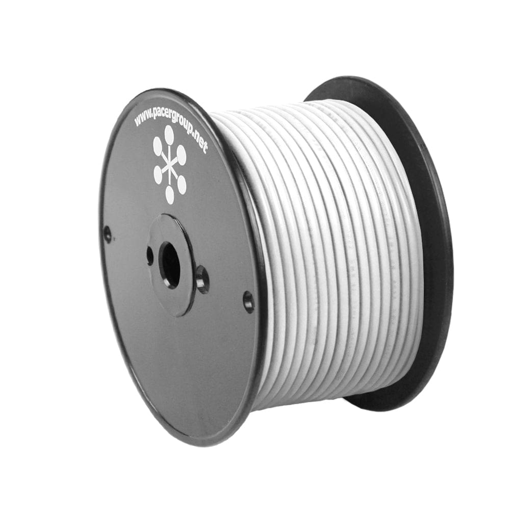 Pacer White 10 AWG Primary Wire - 100’ - Electrical | Wire - Pacer Group