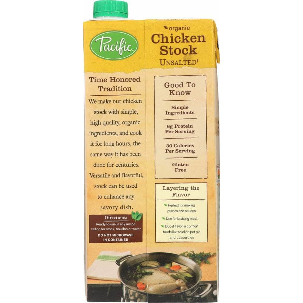 Pacific Foods Pacific Foods Organic Unsalted Chicken Stock, 32 oz