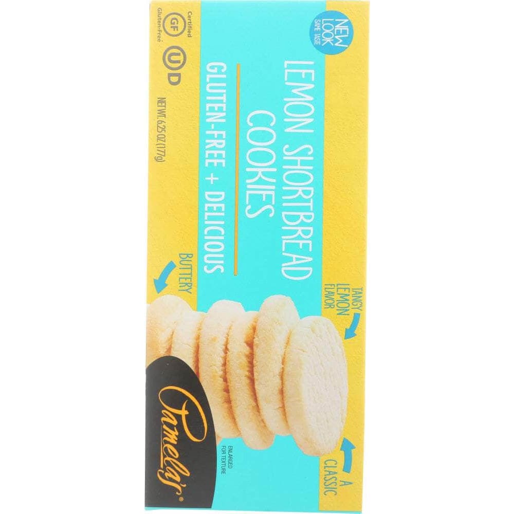 Pamelas Pamelas Lemon Shortbread Cookies, 6.25 oz