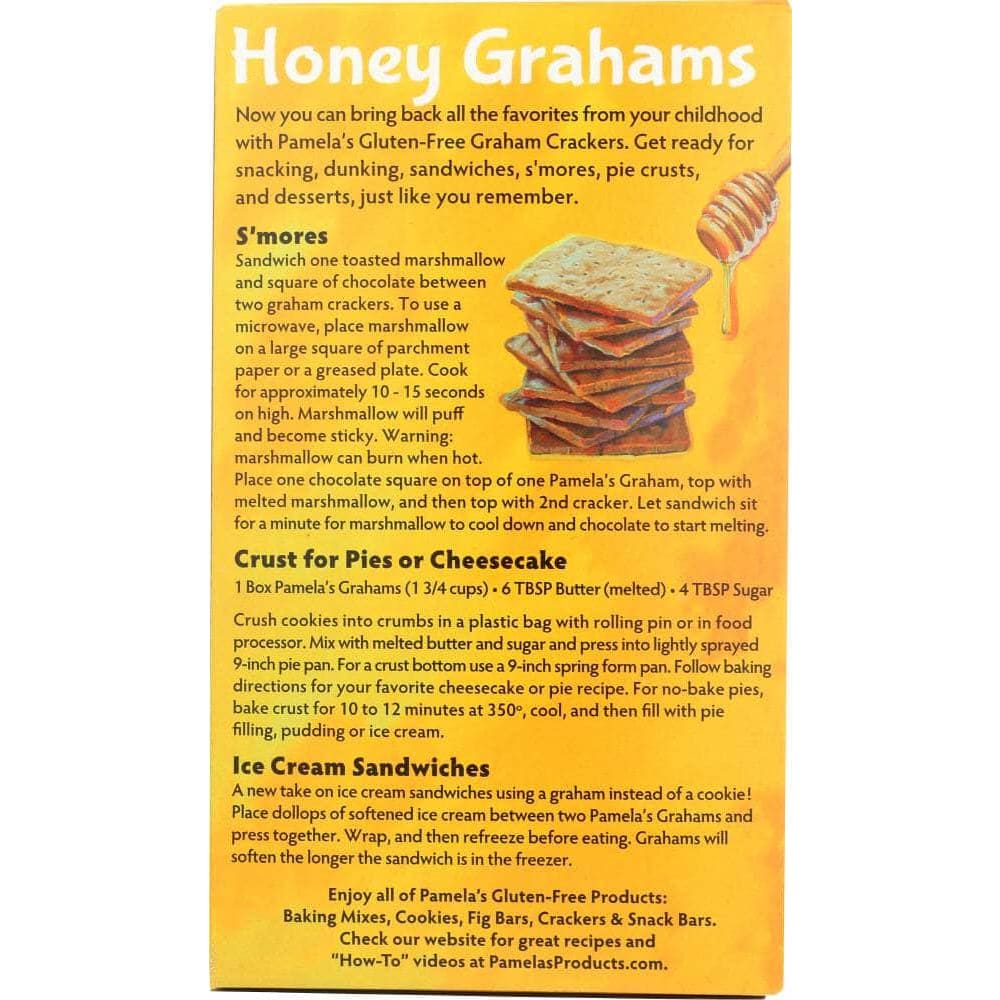 Pamelas Pamela's Products Gluten-Free Graham Crackers Honey, 7.5 oz