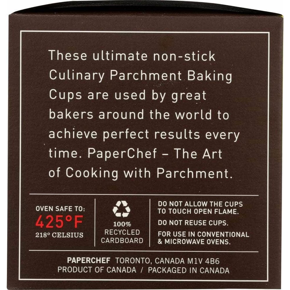 Paper Chef Paperchef Culinary Parchment Extra Large Baking Cups, 30 Pc