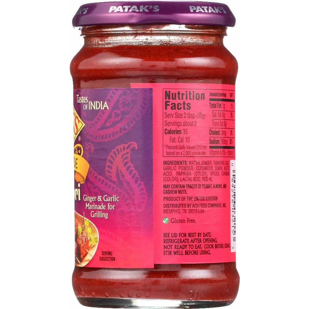 Pataks Pataks Paste Tandoori, 11 oz