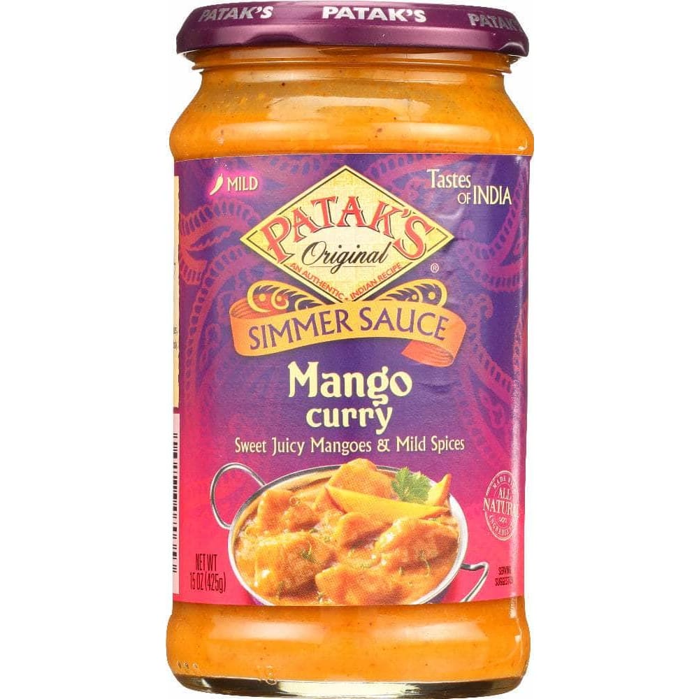 Pataks Pataks Sauce Mango Glass, 15 oz