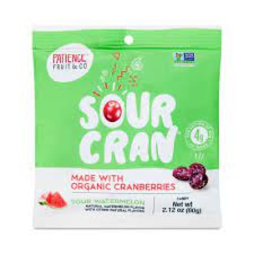 PATIENCE FRUIT & C0: Cranberries Sour Wtrmln 2.12 oz - Grocery > Chocolate Desserts and Sweets > Candy - PATIENCE FRUIT & C0