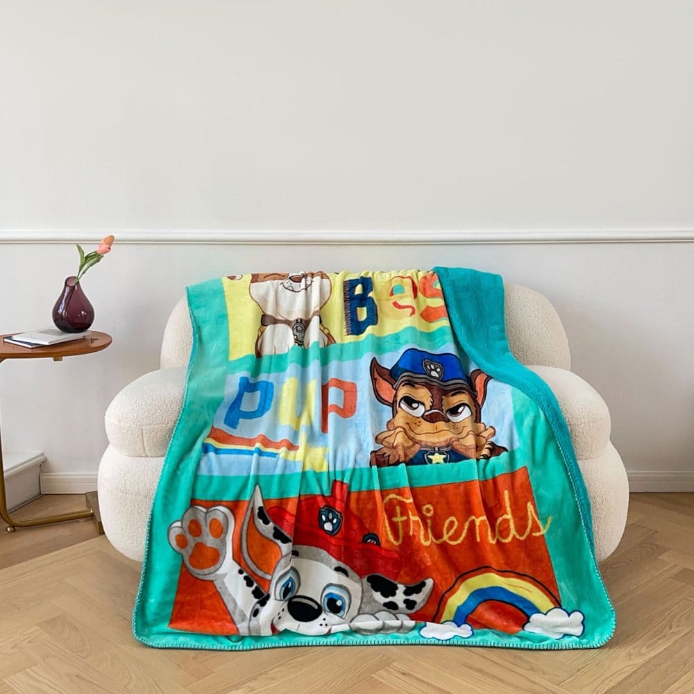 Paw Patrol Pup Friends 50 x 60 Cloud / Faux Fur Throw - Blankets & Throws - ShelHealth