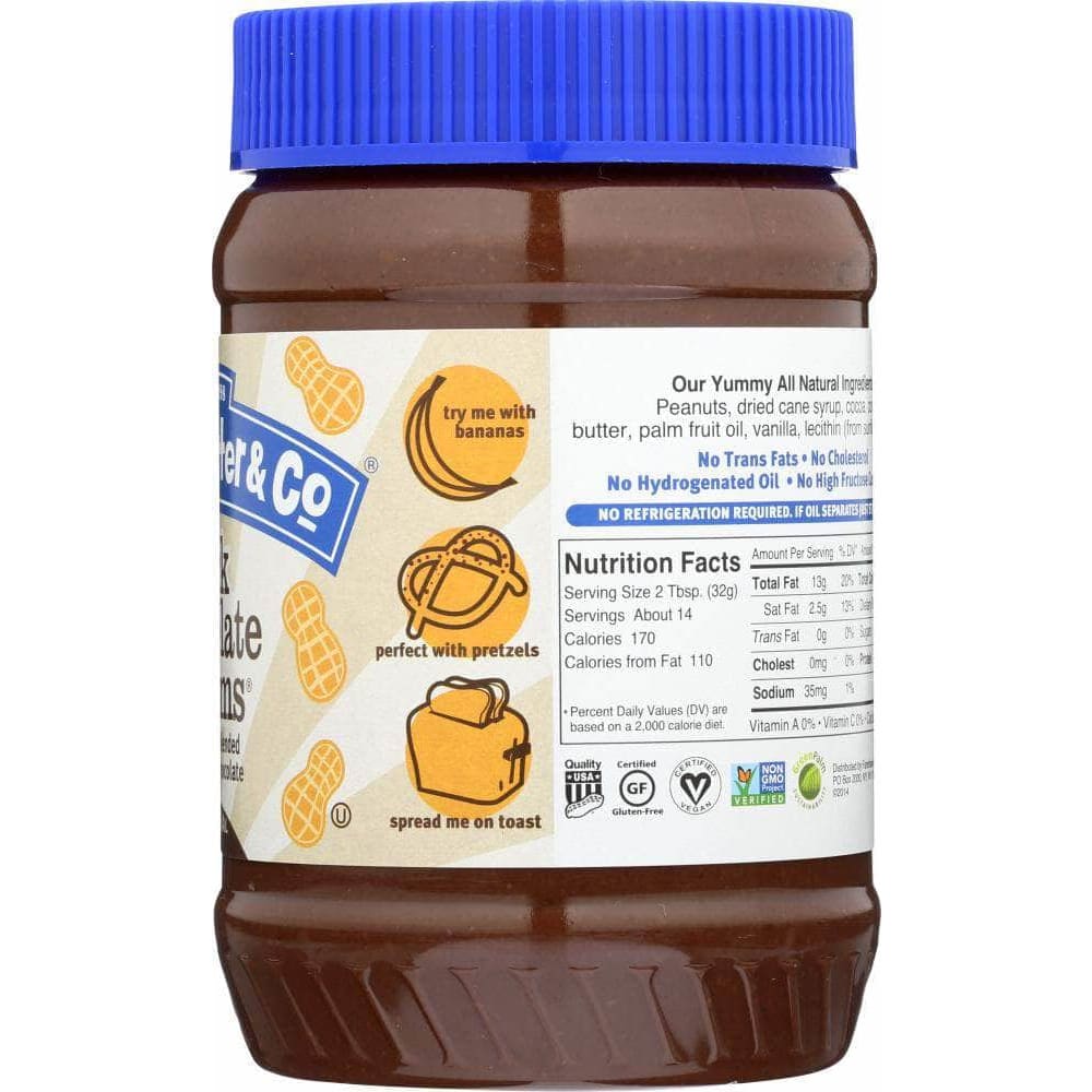 Peanut Butter & Co Peanut Butter & Co Dark Chocolate Dreams Peanut Butter Blended with Rich Dark Chocalate, 16 oz