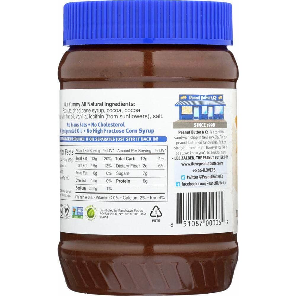 Peanut Butter & Co Peanut Butter & Co Dark Chocolate Dreams Peanut Butter Blended with Rich Dark Chocalate, 16 oz