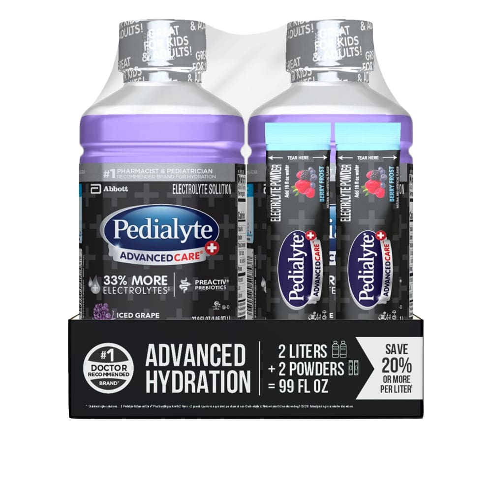 Pedialyte Advanced Care Plus Bundle Pack 4 ct. - Pedialyte