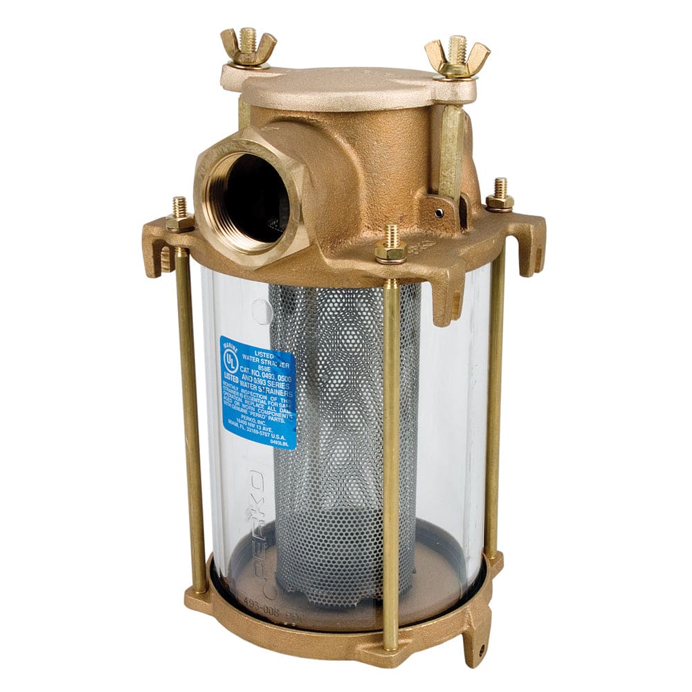 Perko 1-1/ 2 IPS Intake Strainer Bronze Made in the USA - Marine Plumbing & Ventilation | Strainers & Baskets - Perko