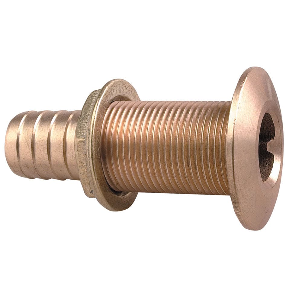 Perko 1-1/ 8 Thru-Hull Fitting f/ Hose Bronze Made in the USA - Marine Plumbing & Ventilation | Thru-Hull Fittings - Perko