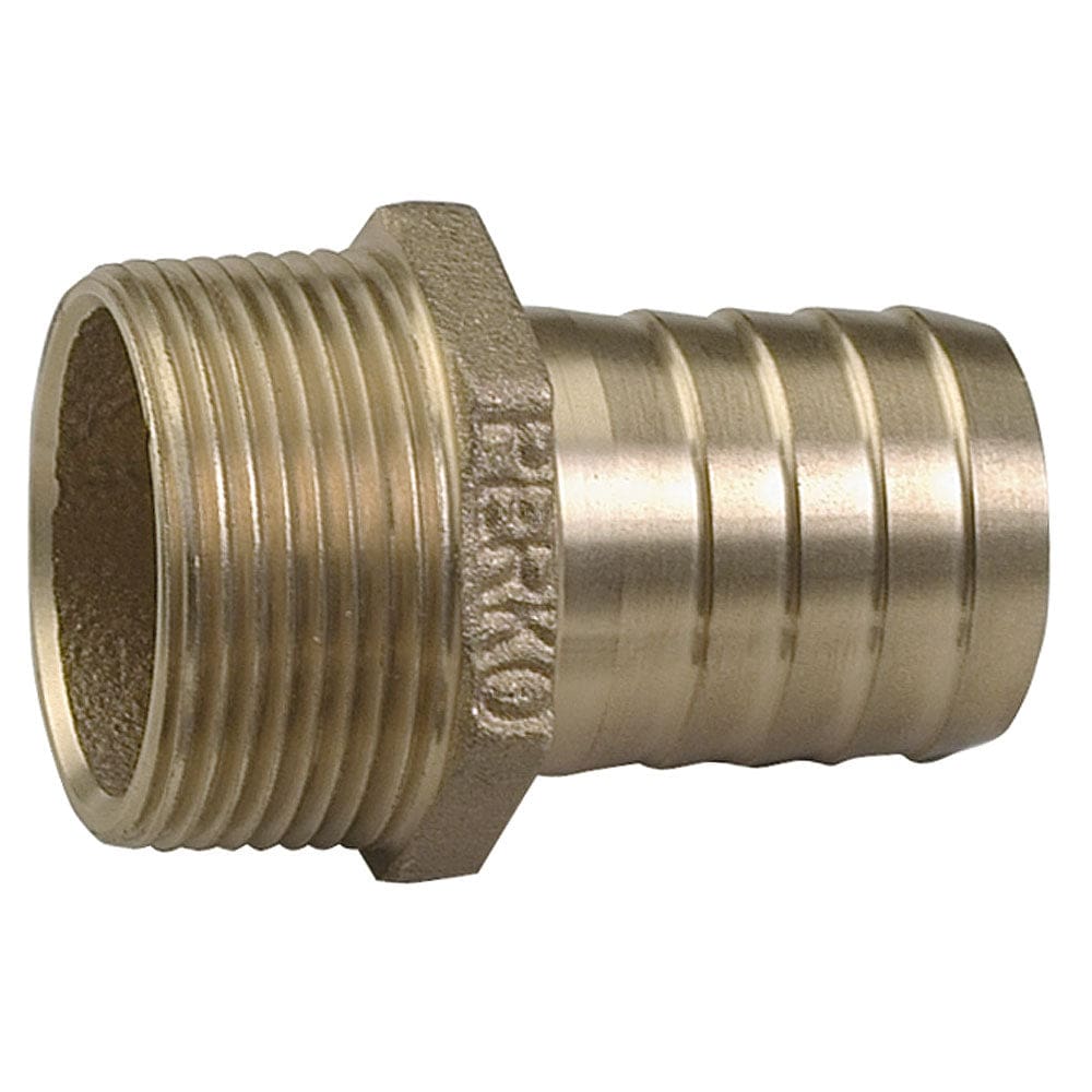 Perko 1 Pipe To Hose Adapter Straight Bronze MADE IN THE USA - Marine Plumbing & Ventilation | Fittings - Perko