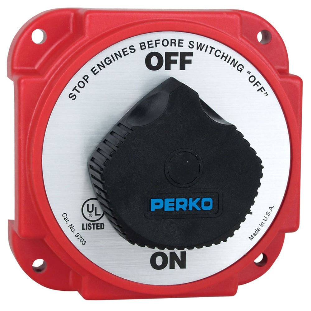 Perko 9703DP Heavy Duty Battery Disconnect Switch w/ Alternator Field Disconnect - Electrical | Battery Management - Perko