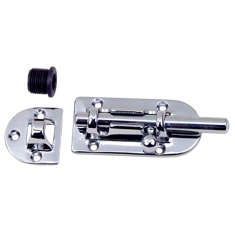 Perko Chrome Barrel Bolt - 4 - Marine Hardware | Latches - Perko