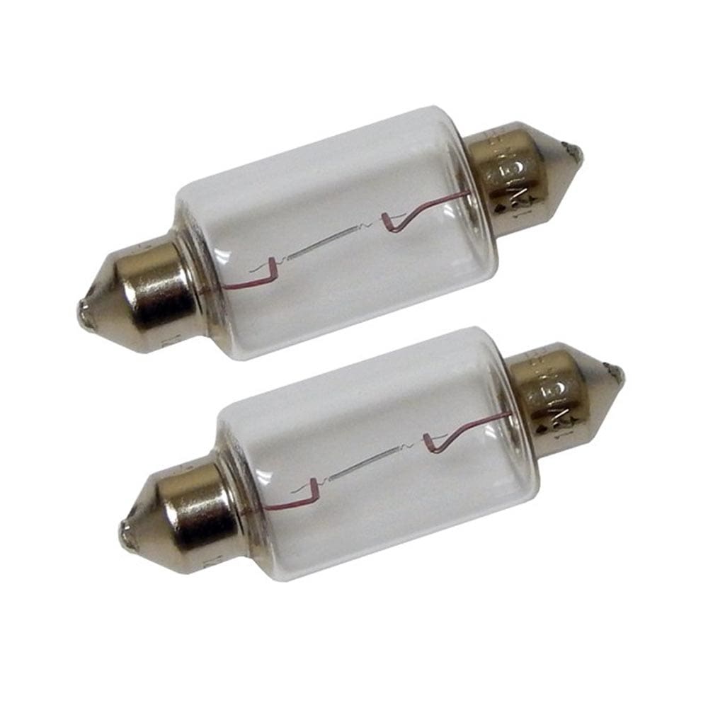 Perko Double Ended Festoon Bulbs - 12V 15W.97A - Pair (Pack of 2) - Lighting | Bulbs - Perko