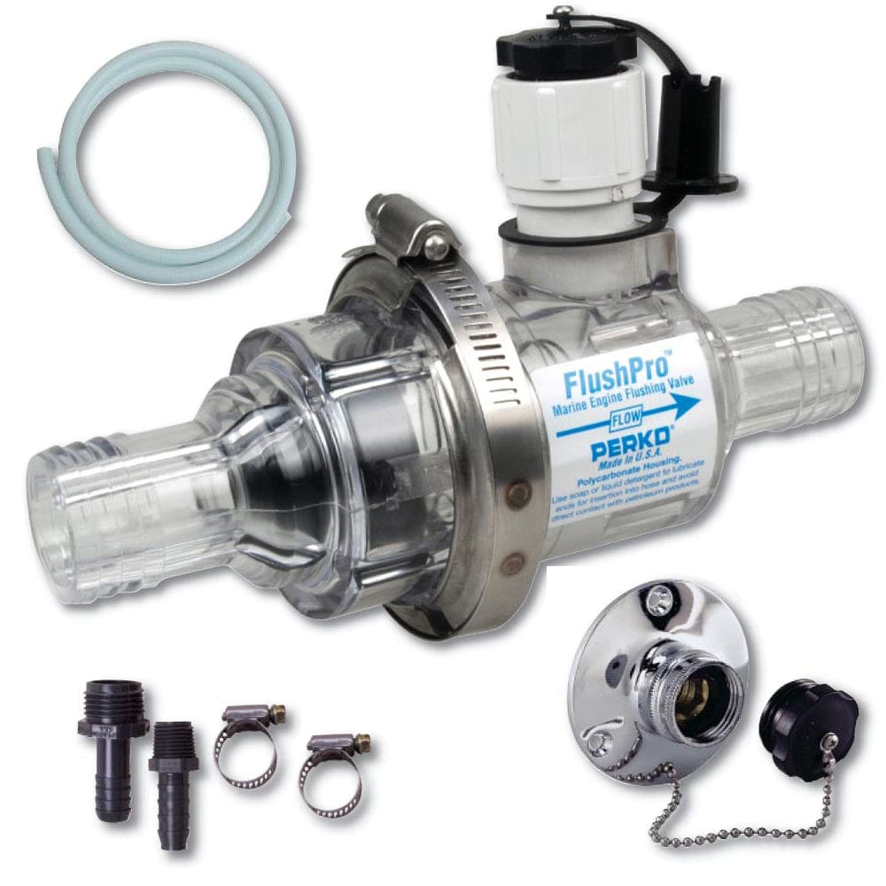 Perko Flush Pro Valve Kit - 1-1/ 4 - Marine Plumbing & Ventilation | Fittings,Winterizing | Water Flushing Systems - Perko