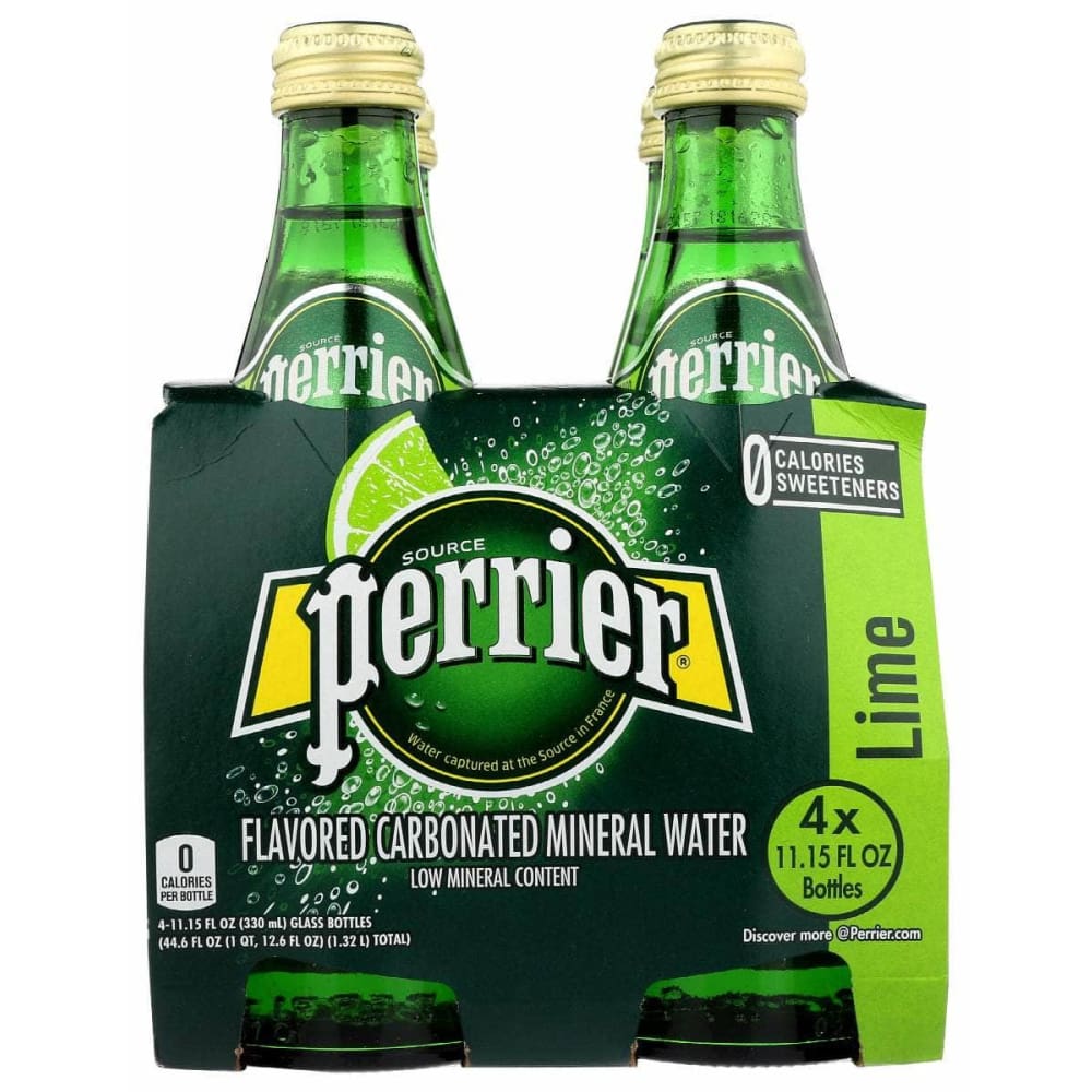 PERRIER PERRIER Lime Sparkling Water 4 Pack, 44.6 fo