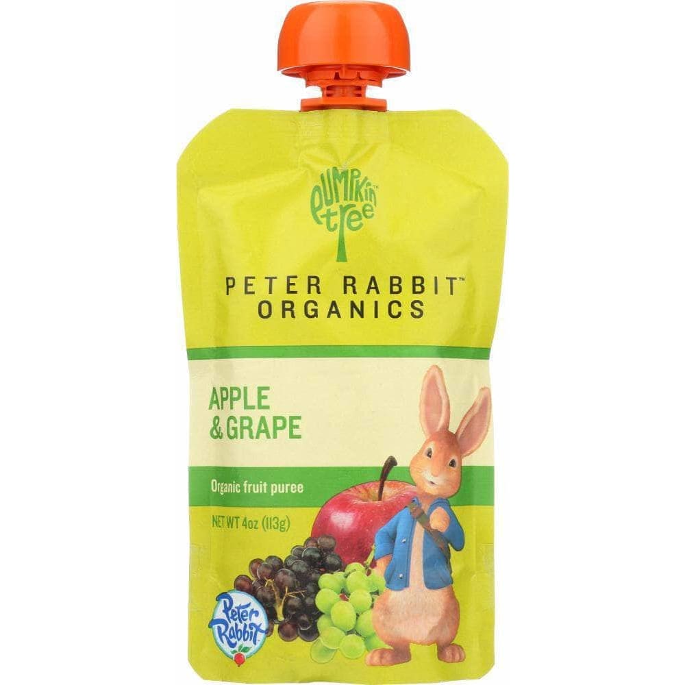 Peter Rabbit Peter Rabbit Puree Fruit Apple Grape, 4 oz