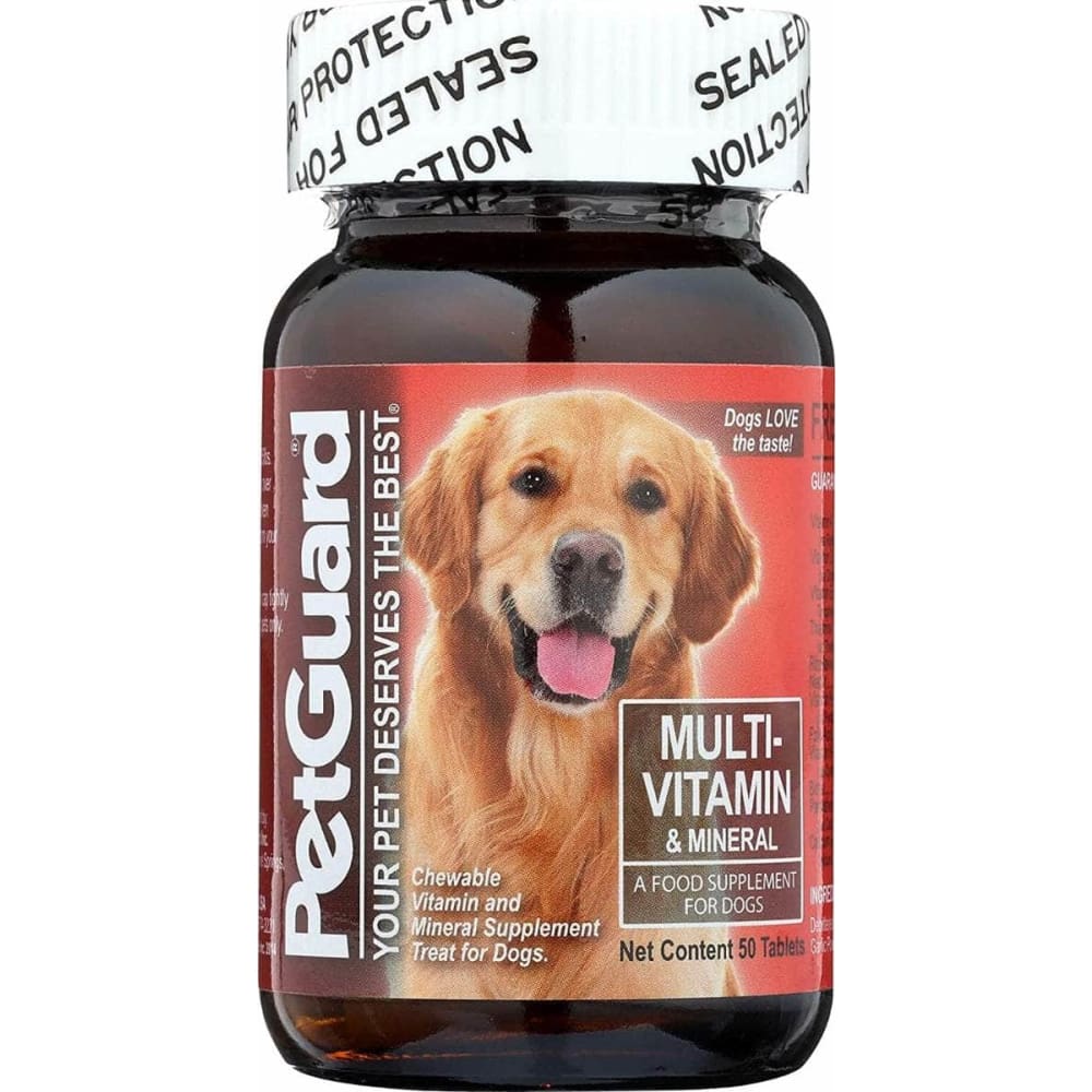 PETGUARD PETGUARD Multi Vitamin And Mineral Supplement for Dogs, 50 tb