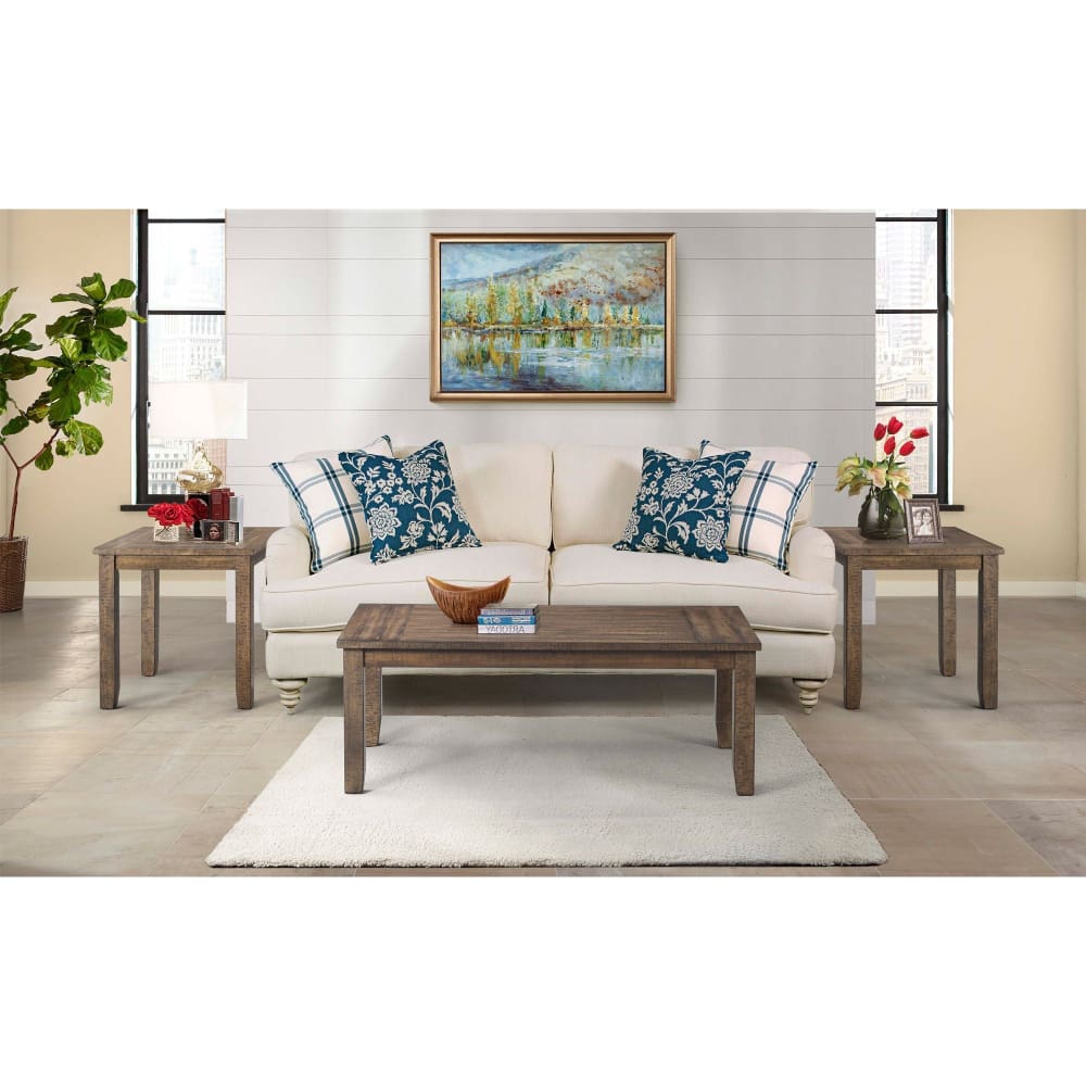 Picket House Furnishings Flynn 3-Pc. Occasional Table Set - Walnut - Picket House Furnishings