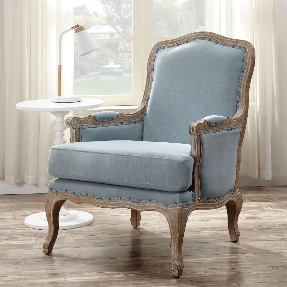 Picket House Furnishings Regal Chair - Light Blue - Picket House Furnishings