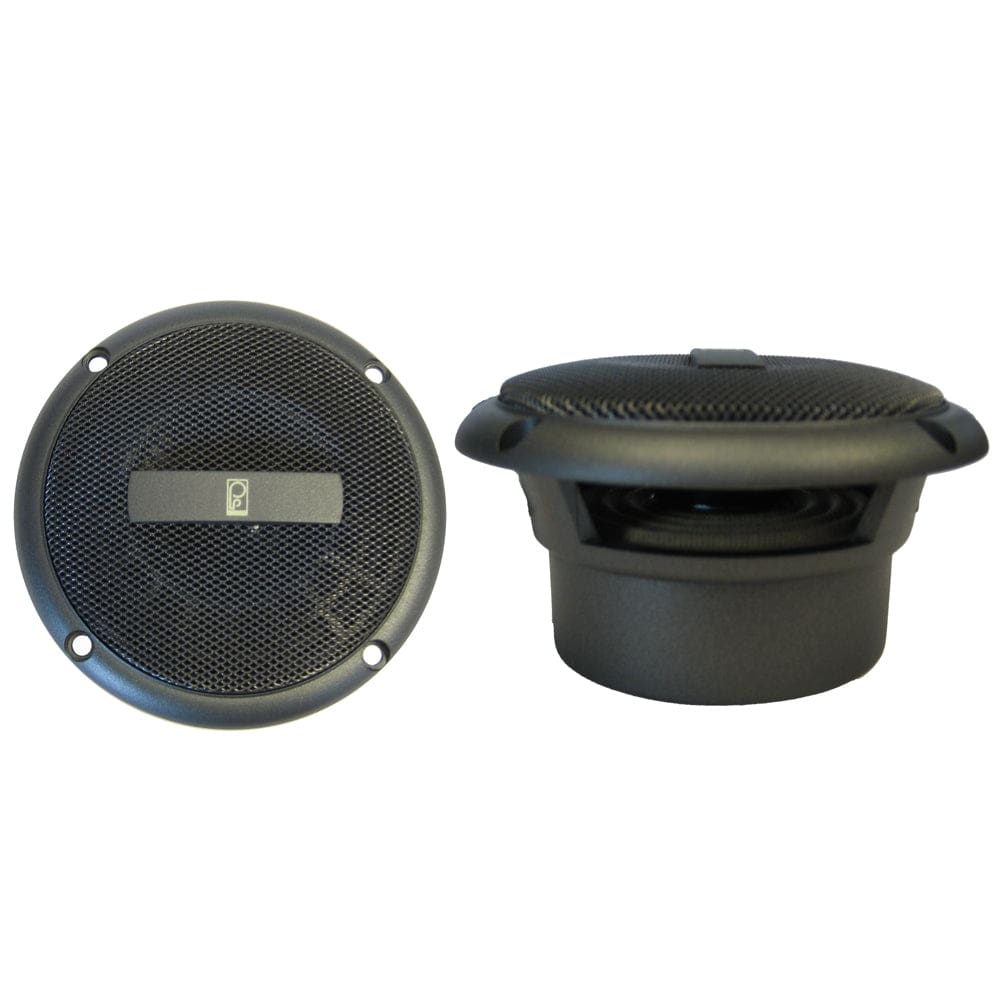 Poly-Planar MA-3013 3 60 Watt Round Component Speakers - Gray - Entertainment | Speakers - Poly-Planar