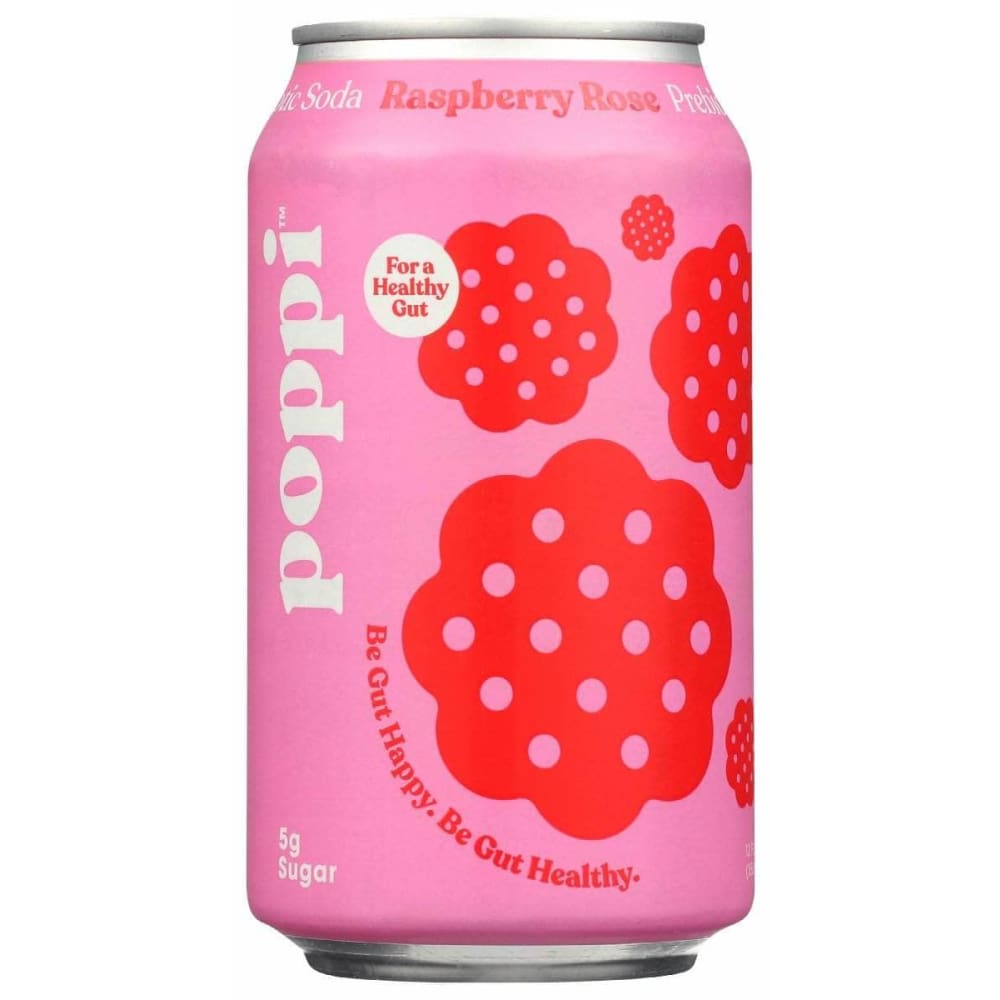 POPPI Poppi Drink Prebiotic Raspberry, 12 Fo