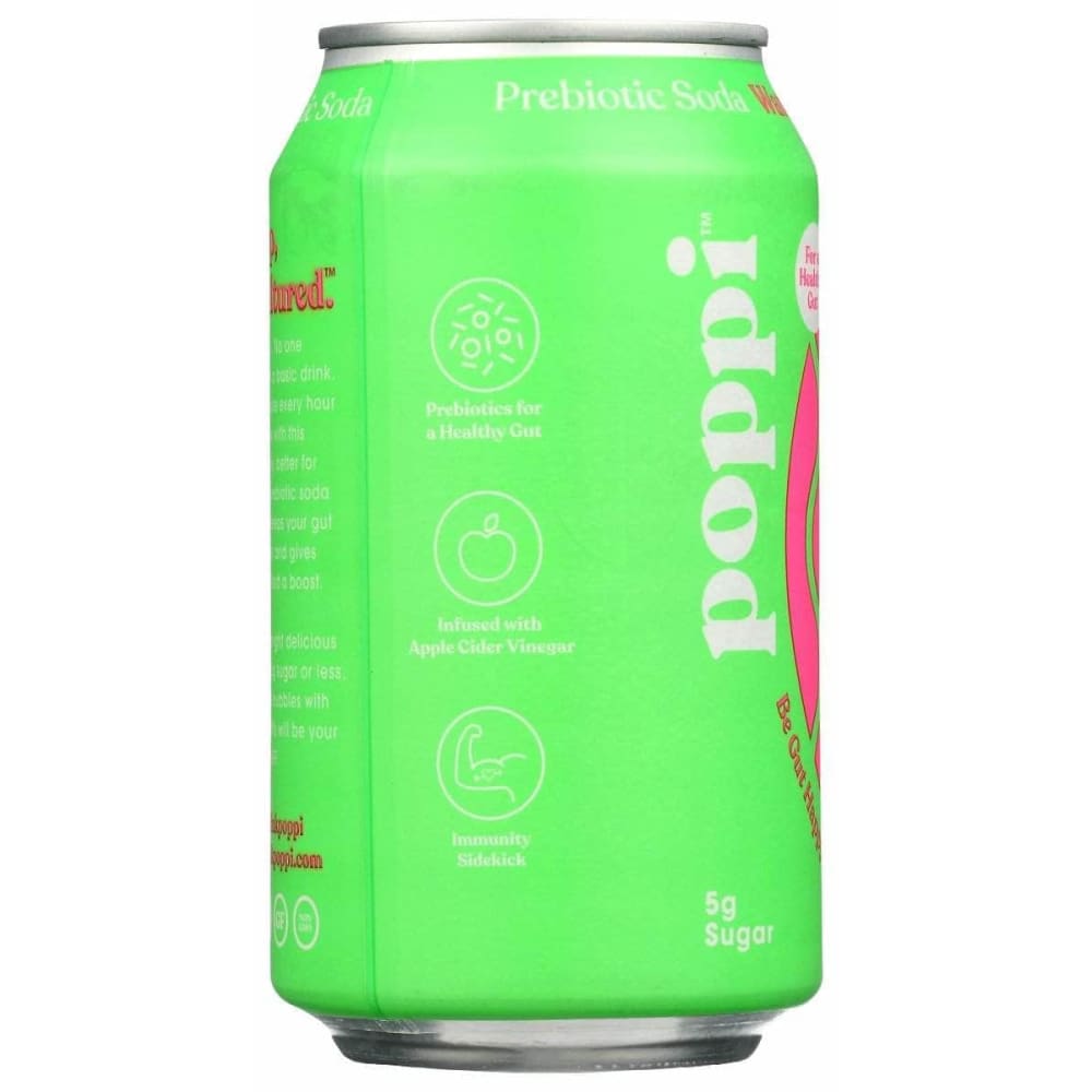 POPPI Poppi Soda Prebiotic Watermelon, 12 Fo