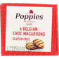 Poppies Poppies Chocolate Drizzled Gluten-Free Macaroons, 7.8 Oz