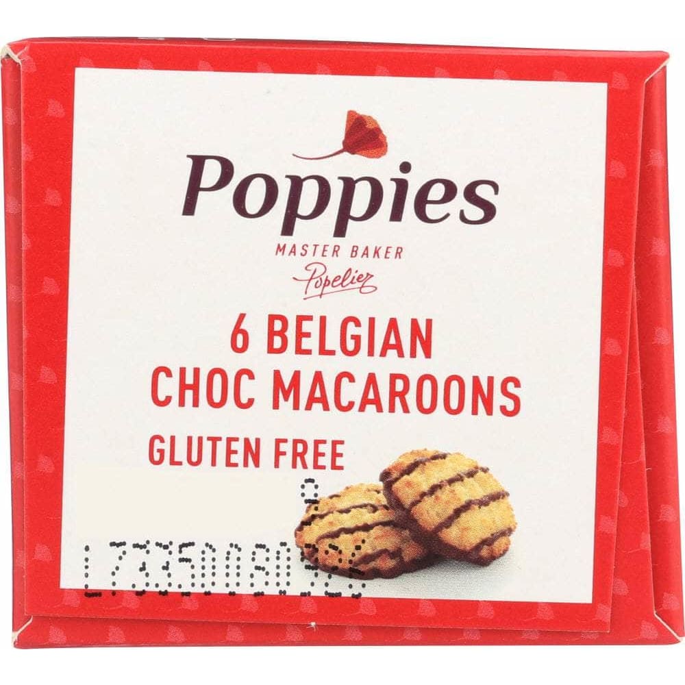 Poppies Poppies Chocolate Drizzled Gluten-Free Macaroons, 7.8 Oz