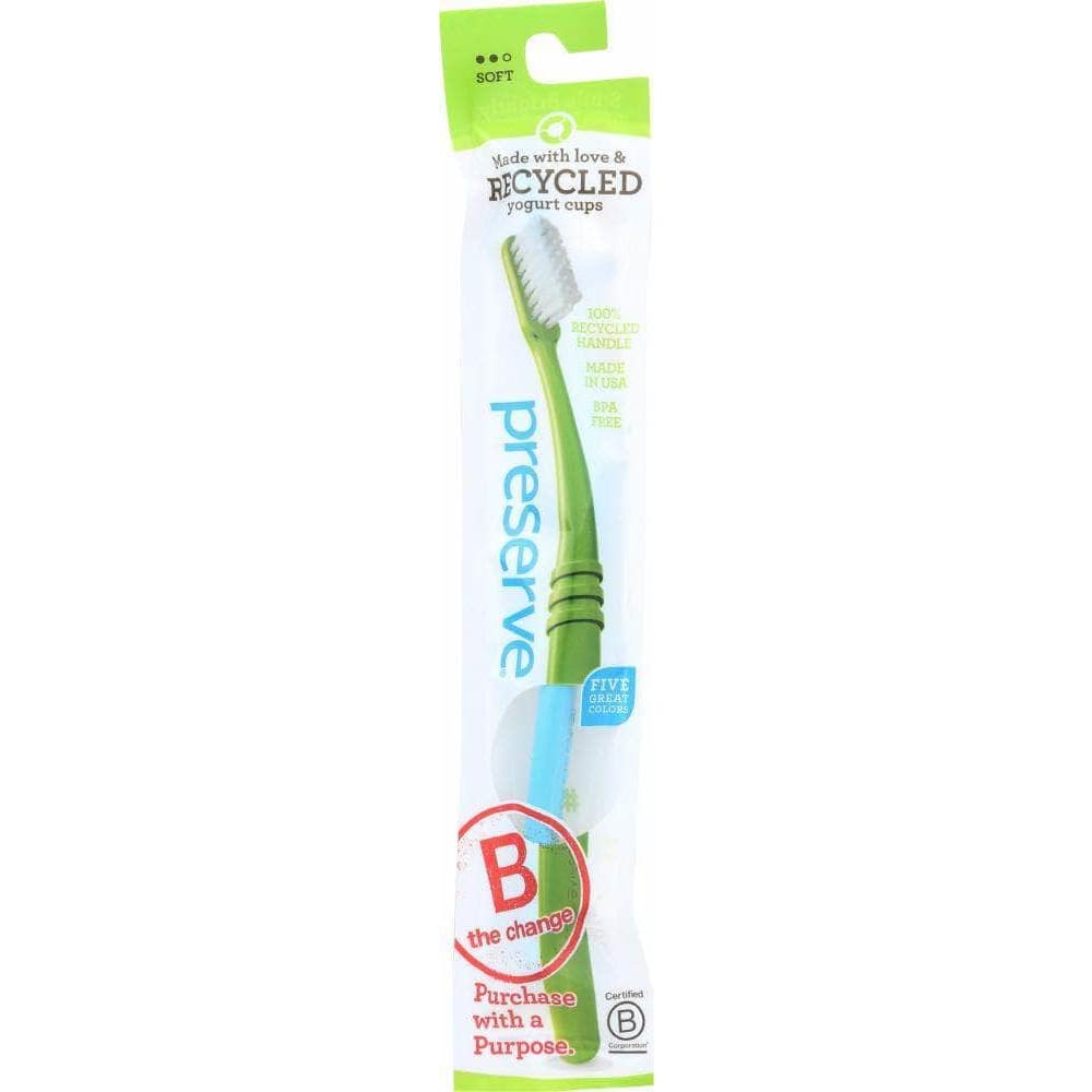 Preserve Preserve Toothbrush In Lightweight  Pouch, 1 ea