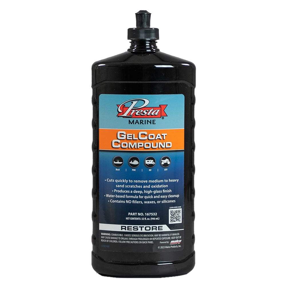 Presta Gel Coat Compound - 32 fl oz - Boat Outfitting | Cleaning - Presta