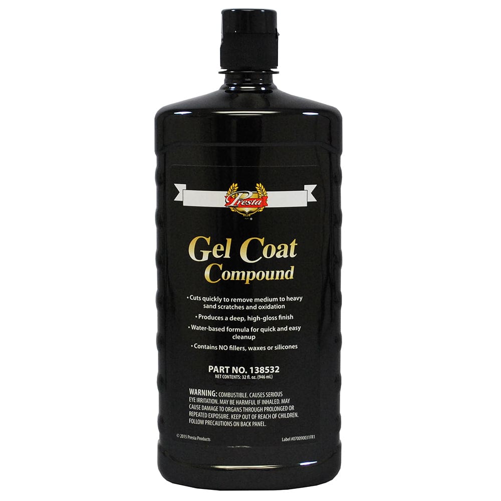 Presta Gel Coat Compound - 32oz - Boat Outfitting | Cleaning - Presta