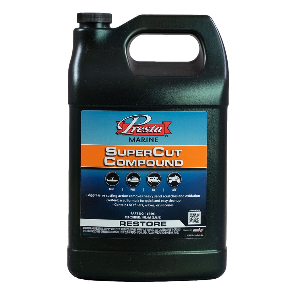 Presta Super Cut Compound - 1 Gallon - Boat Outfitting | Cleaning - Presta