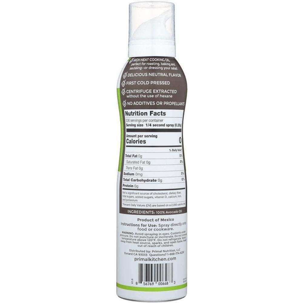 PRIMAL KITCHEN Primal Kitchen Avocado Oil Spray, 4.7 Oz