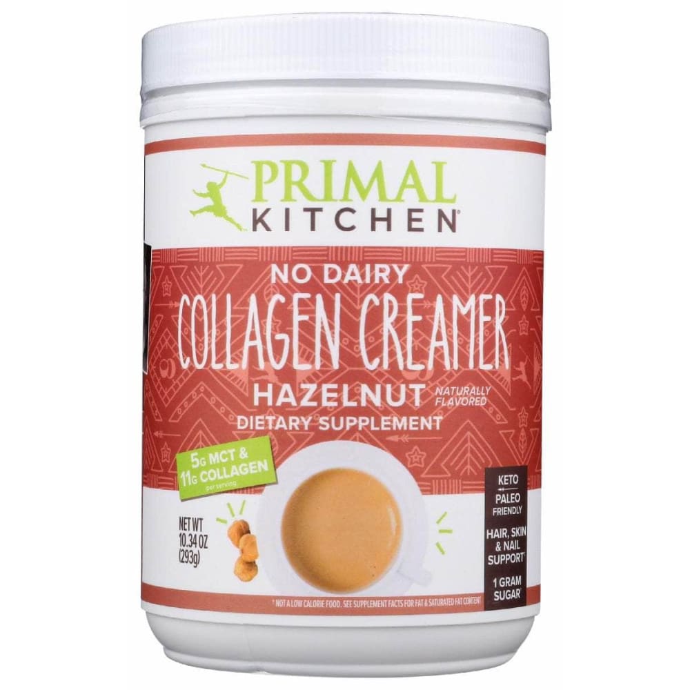 PRIMAL KITCHEN Grocery > Beverages > Milk & Milk Substitutes PRIMAL KITCHEN: Collagen Powder Hazelnut, 10.34 oz